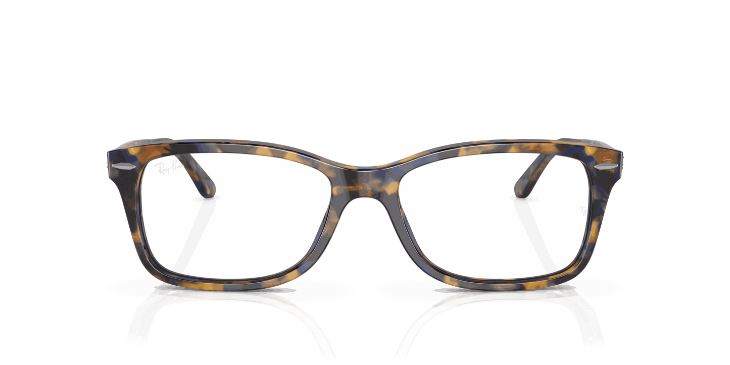 [Clear Lenses, Polished Yellow & Blue Havana Frame]