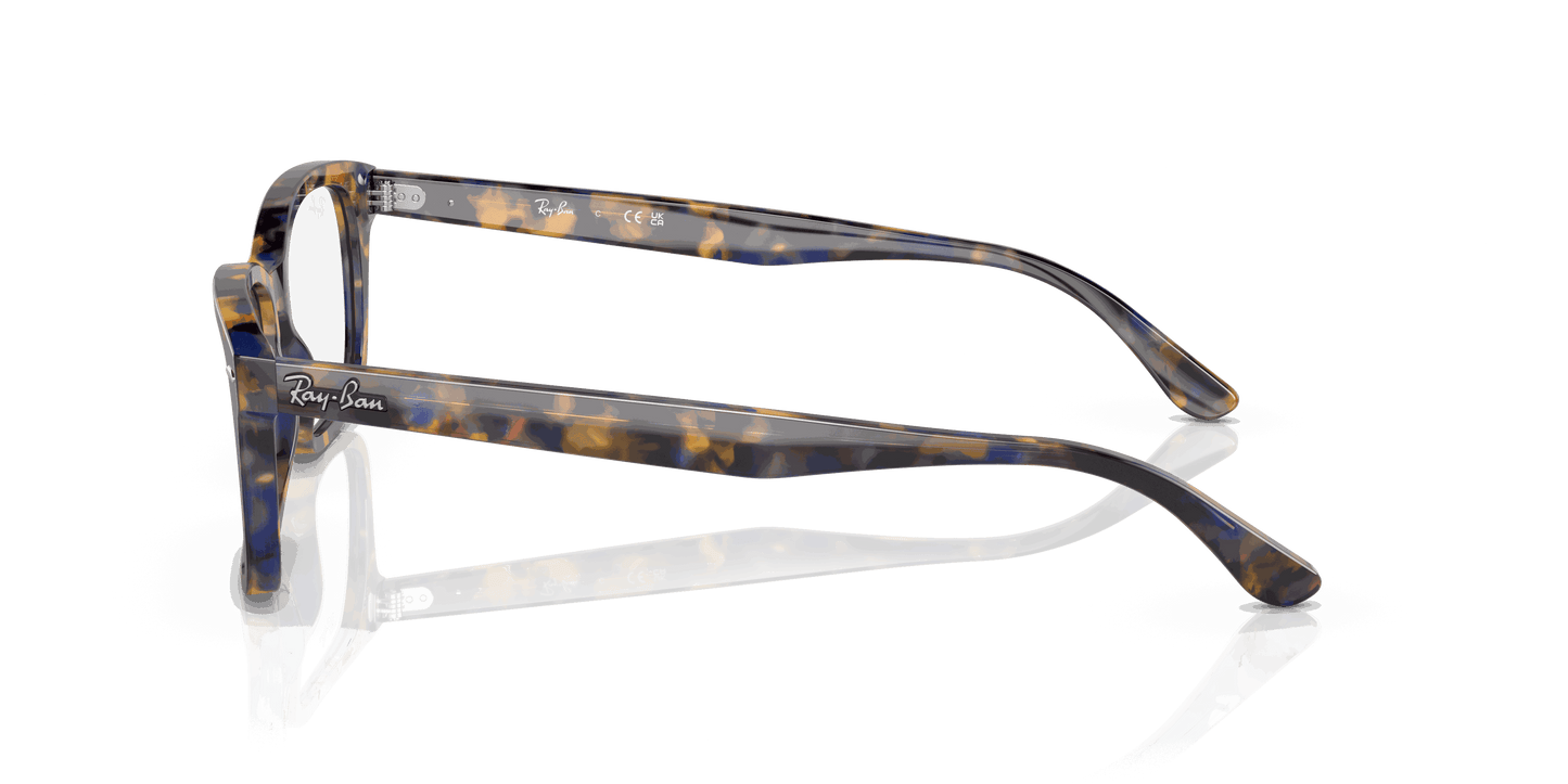 [Clear Lenses, Polished Yellow & Blue Havana Frame]
