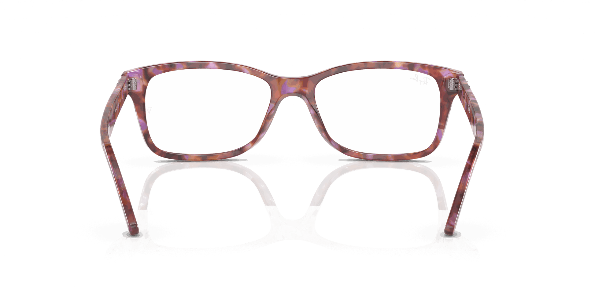 [Clear Lenses, Polished Red Frame]