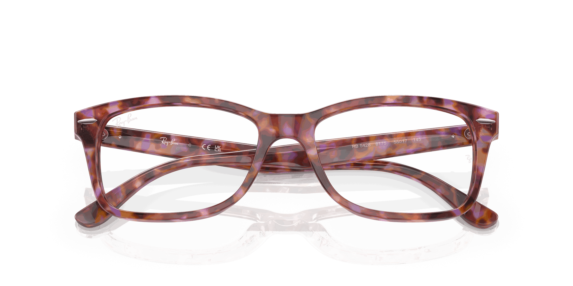 [Clear Lenses, Polished Red Frame]