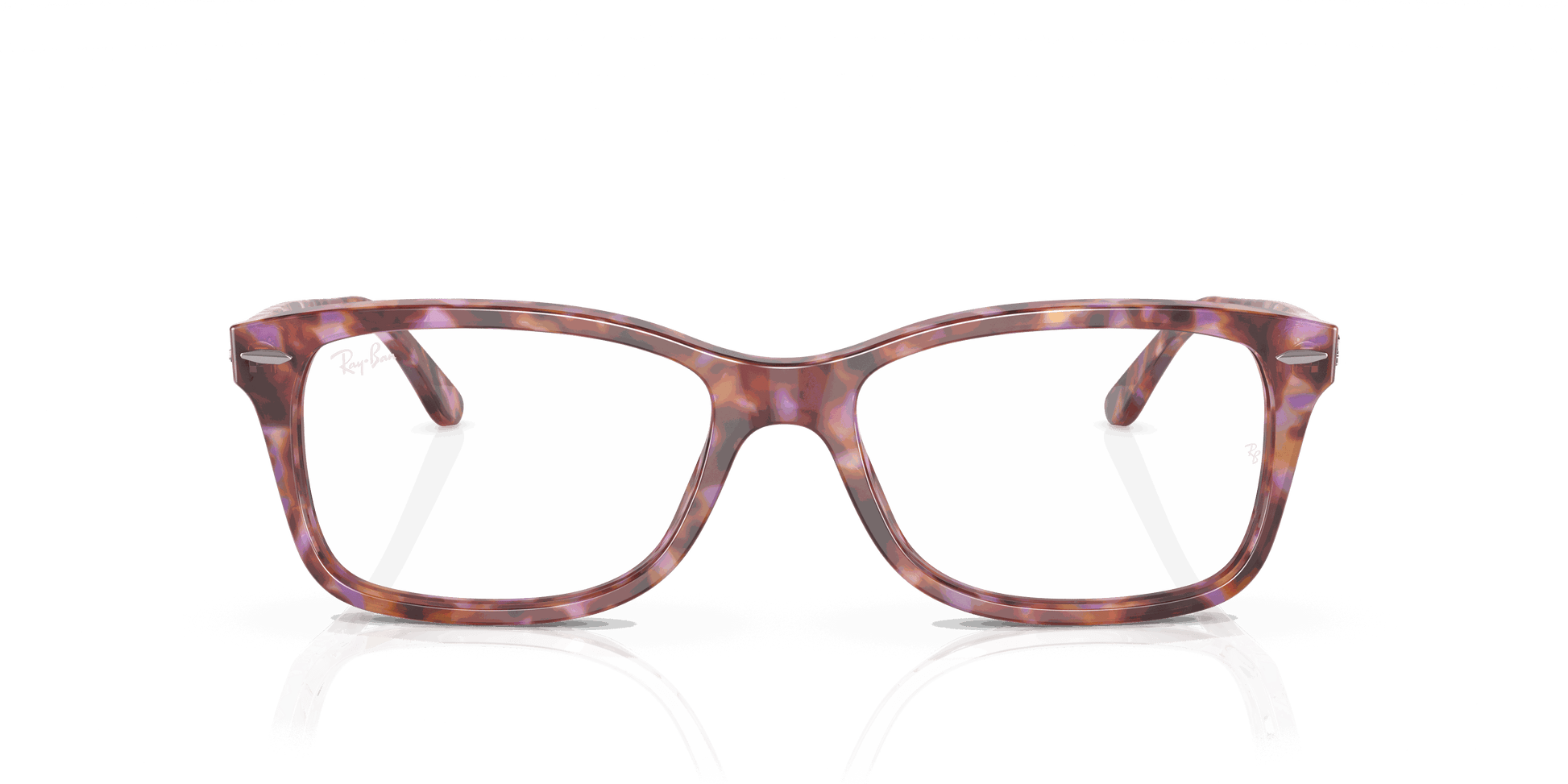 [Clear Lenses, Polished Red Frame]