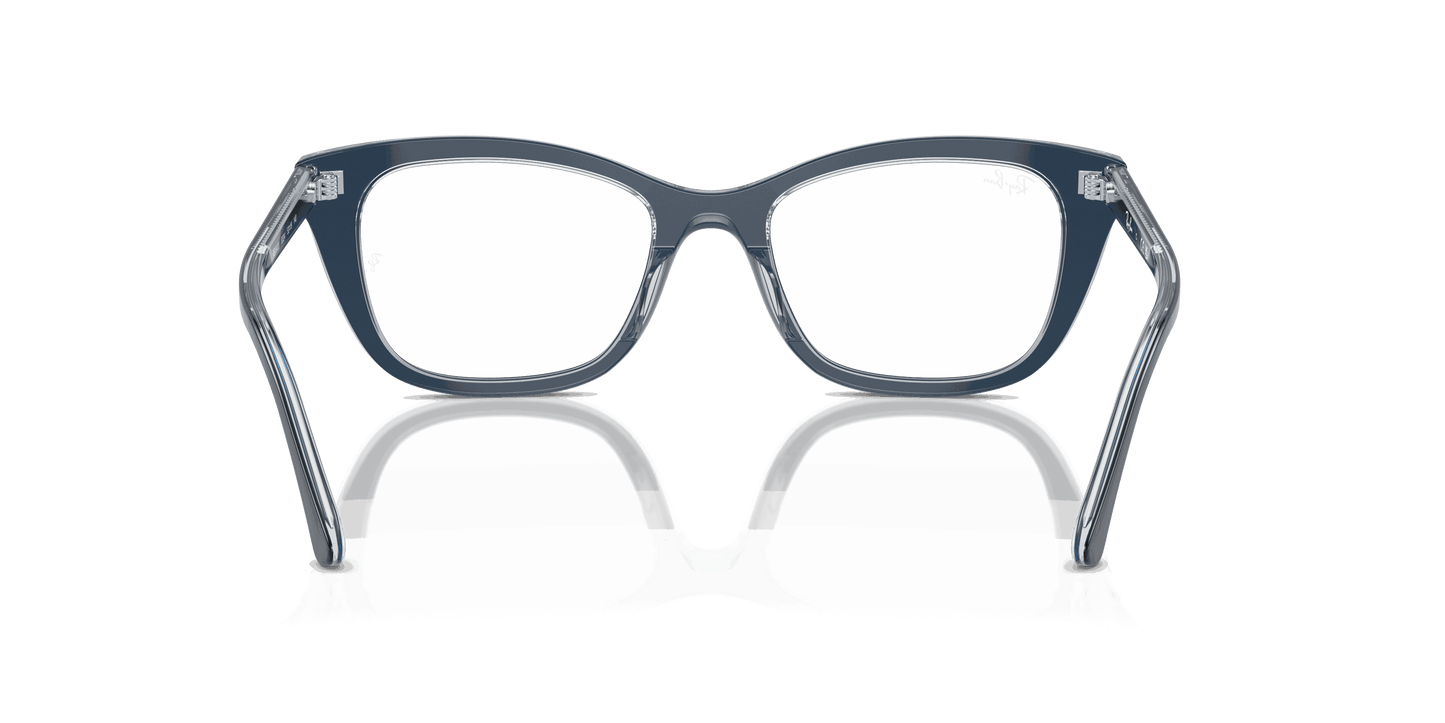 [Clear Lenses, Polished Blue On Transparent Blue Frame]