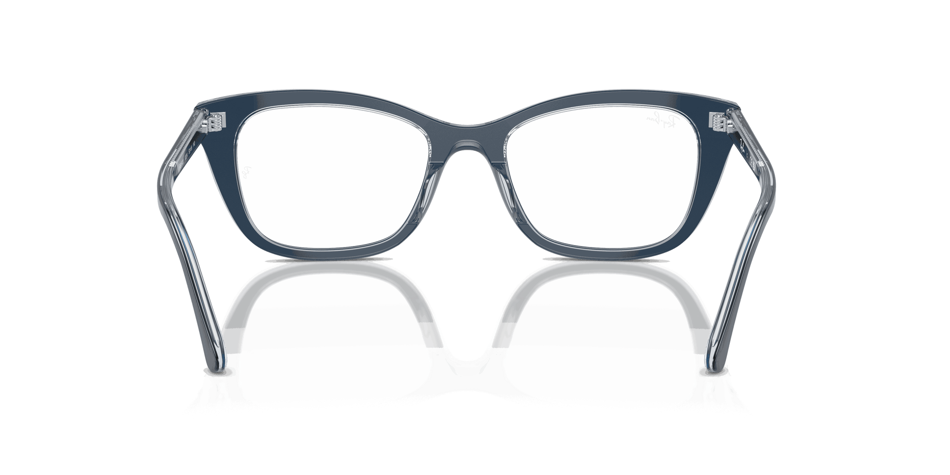 [Clear Lenses, Polished Blue On Transparent Blue Frame]