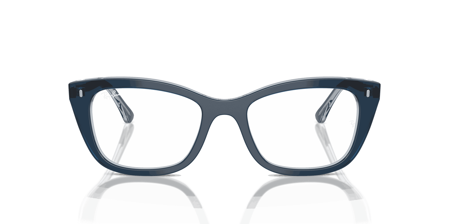 [Clear Lenses, Polished Blue On Transparent Blue Frame]