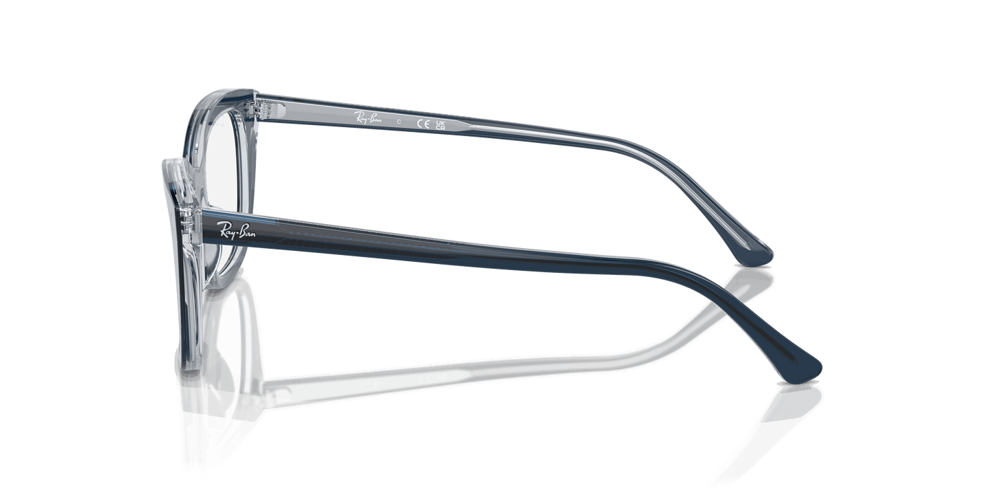 [Clear Lenses, Polished Blue On Transparent Blue Frame]