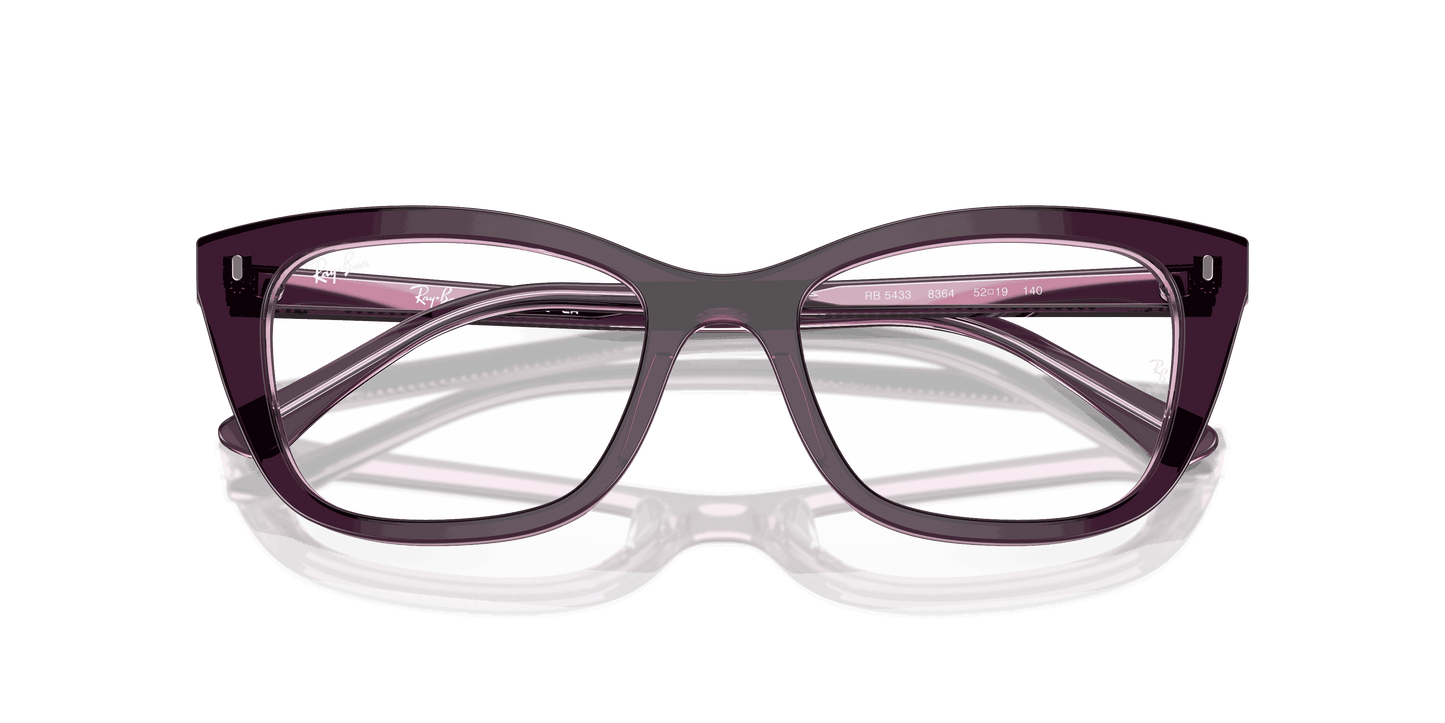 [Clear Lenses, Polished Violet On Transparent Pink Frame]