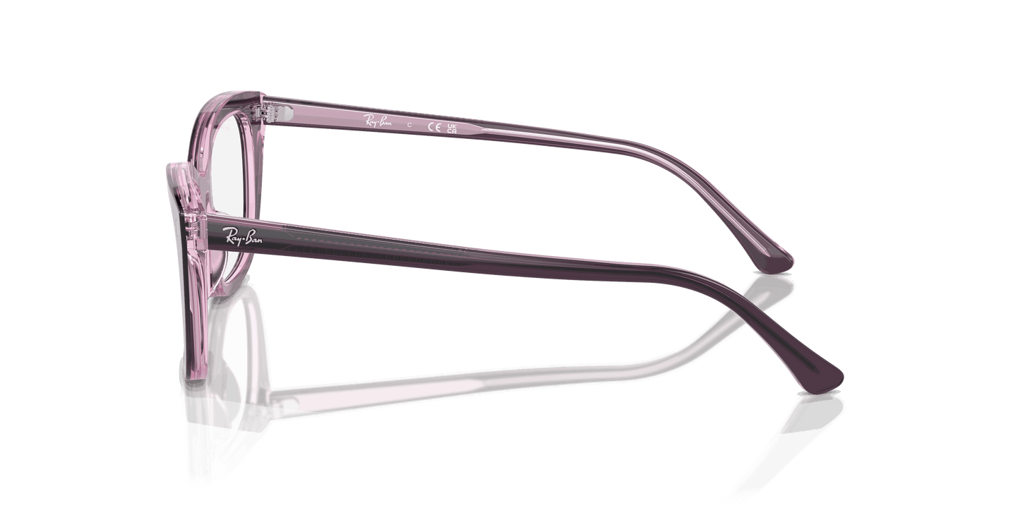 [Clear Lenses, Polished Violet On Transparent Pink Frame]