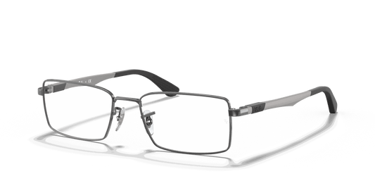 [Clear Lenses, Polished Gunmetal Frame]