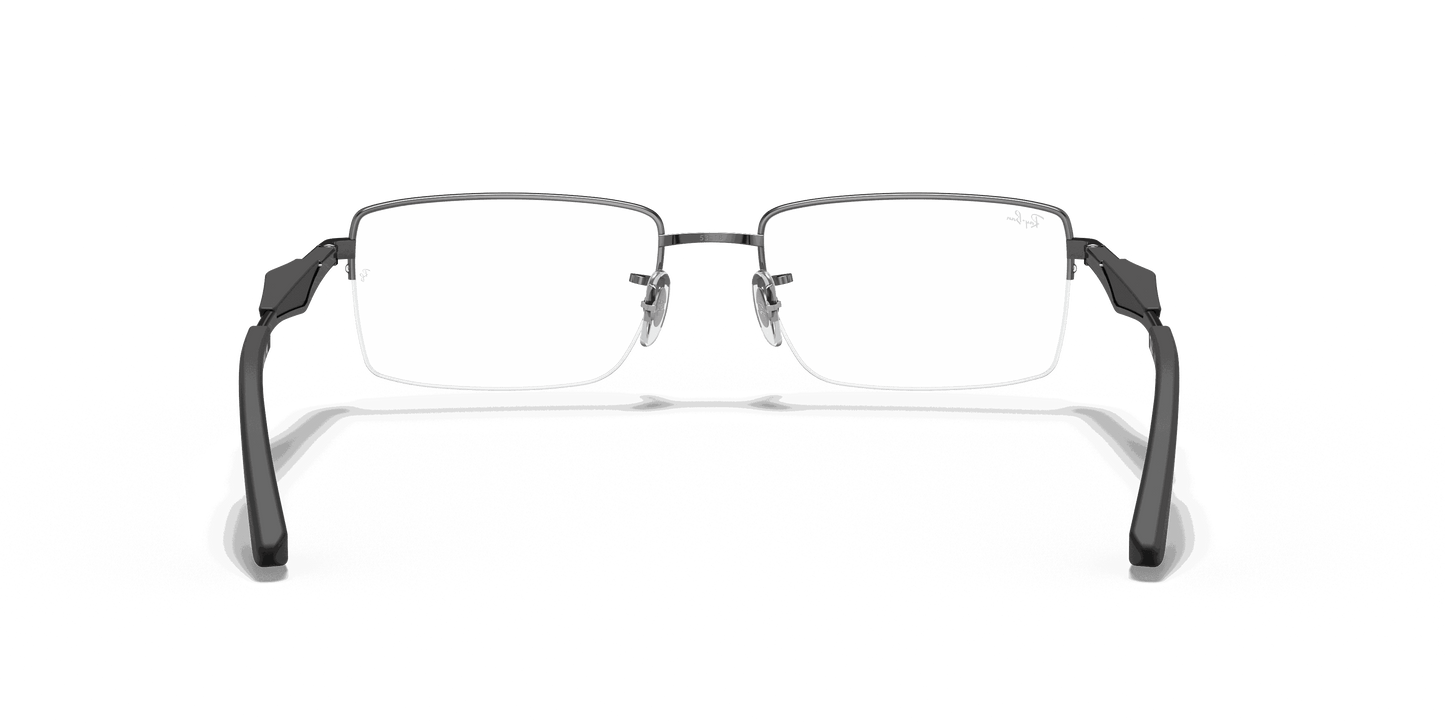 [Clear Lenses, Polished Gunmetal Frame]