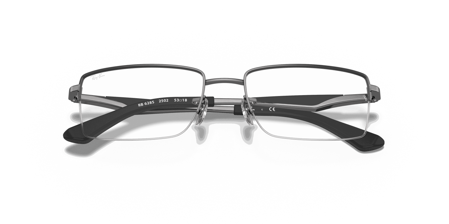 [Clear Lenses, Polished Gunmetal Frame]