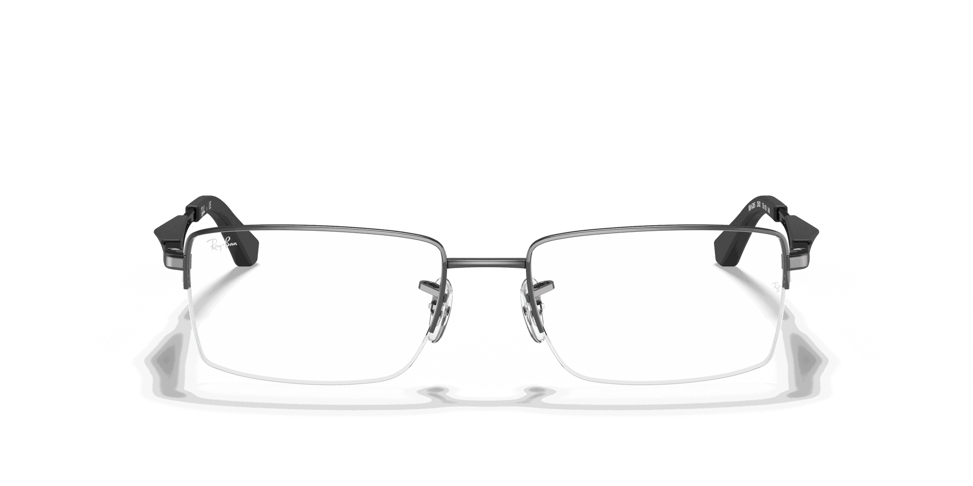 [Clear Lenses, Polished Gunmetal Frame]