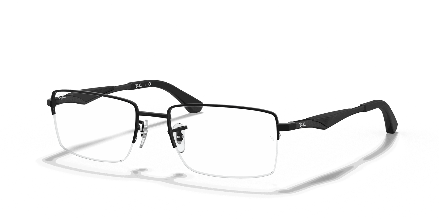 [Clear Lenses, Matte Black Frame]
