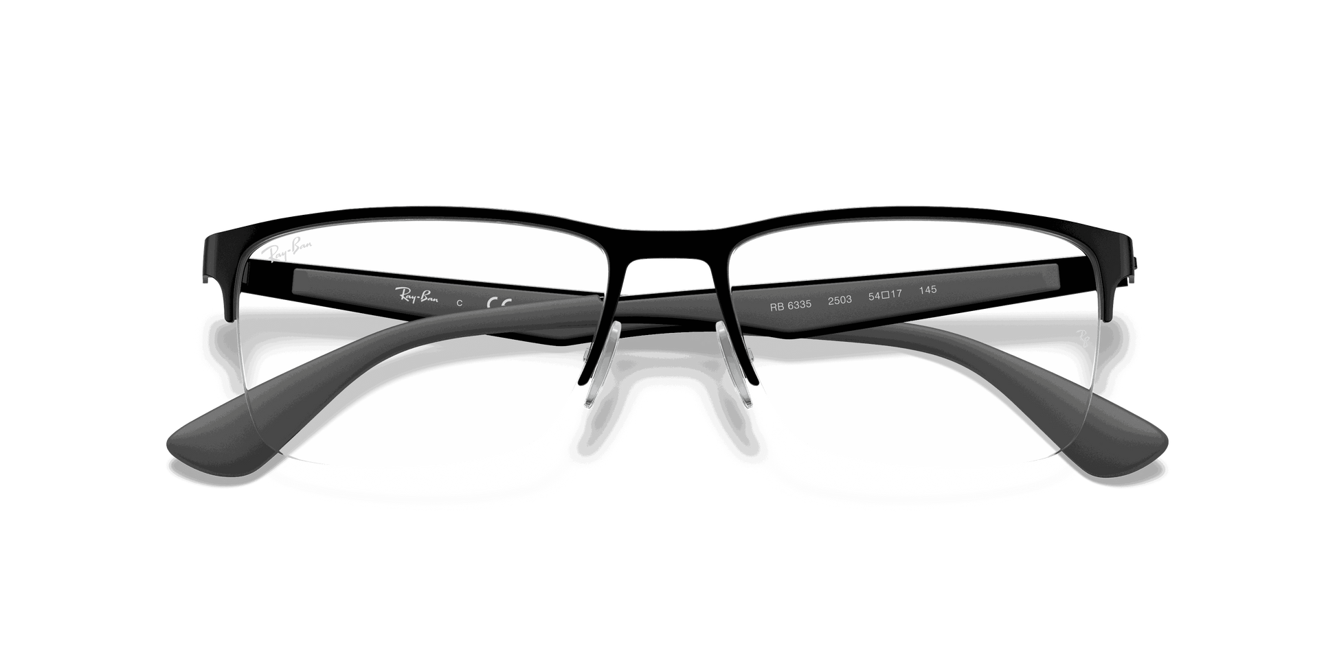 [Clear Lenses, Matte Black Frame]