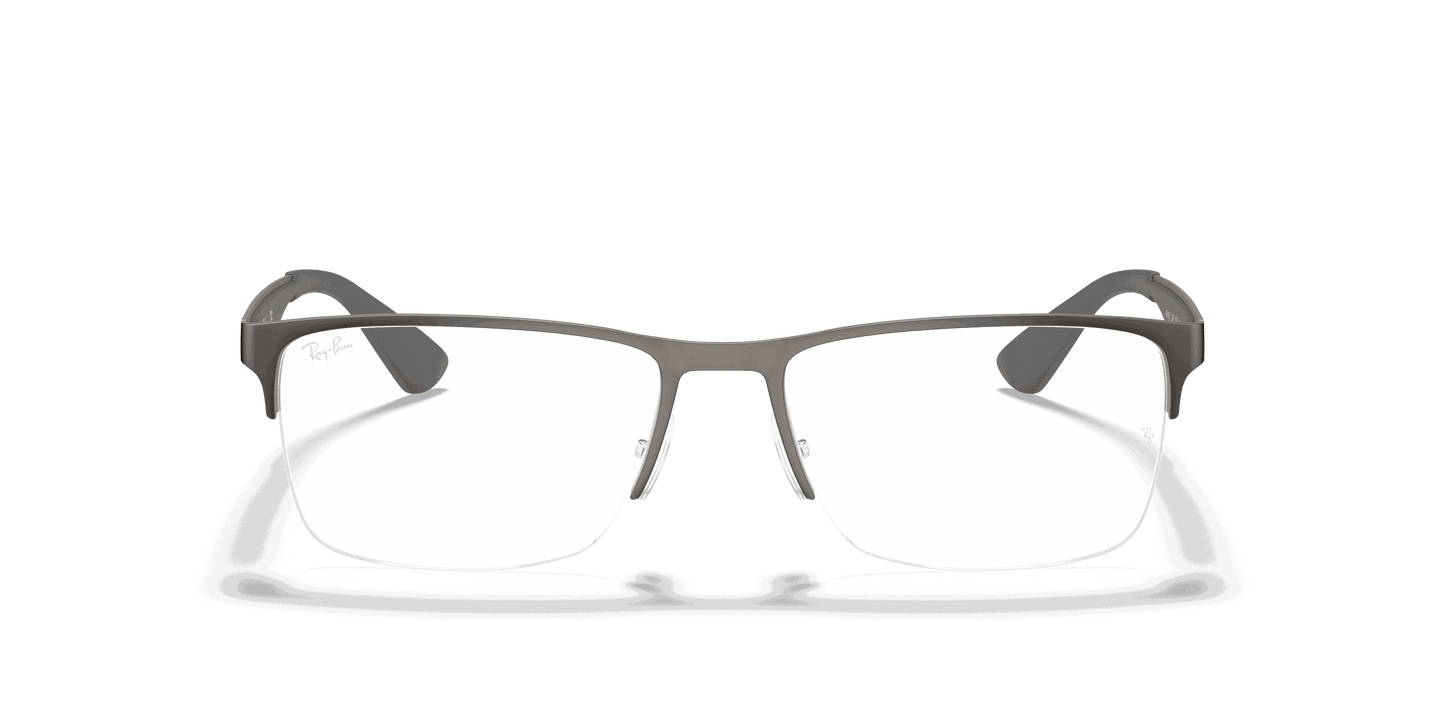 [Clear Lenses, Matte Gunmetal Frame]