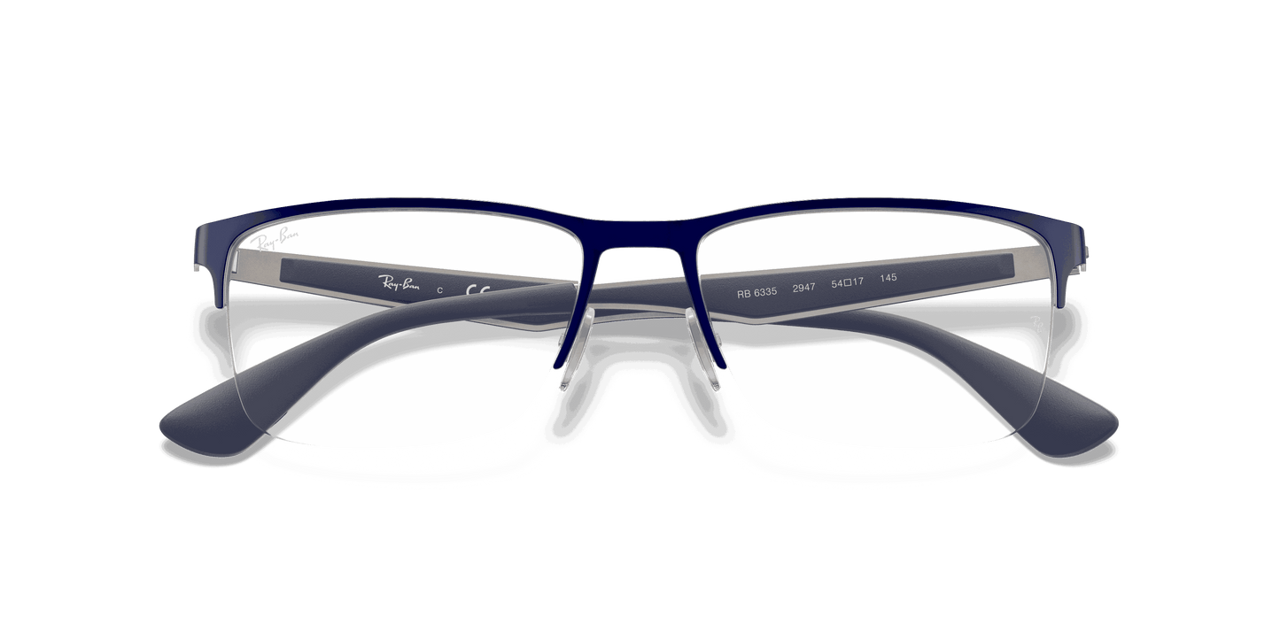 [Clear Lenses, Polished Blue On Gunmetal Frame]