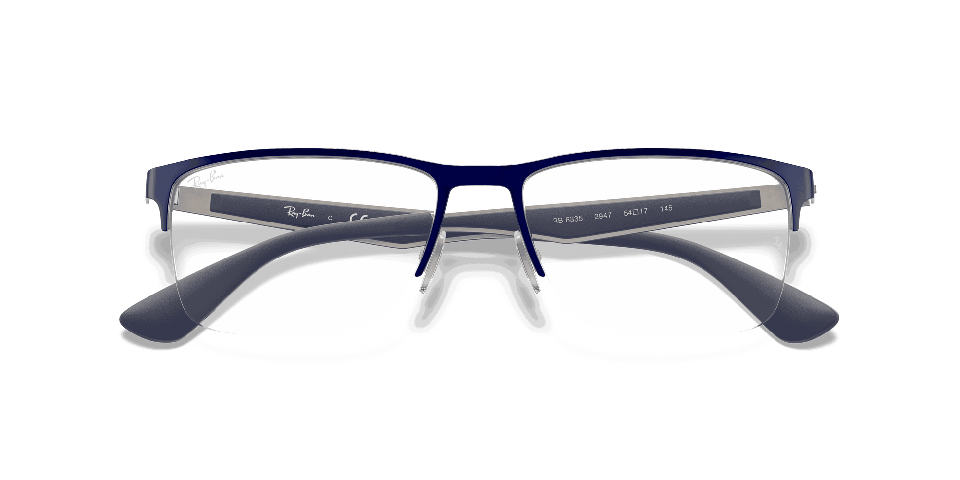 [Clear Lenses, Polished Blue On Gunmetal Frame]