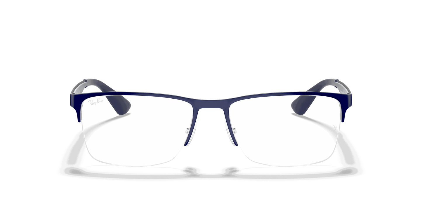 [Clear Lenses, Polished Blue On Gunmetal Frame]