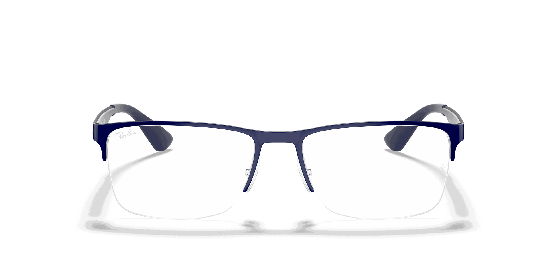 [Clear Lenses, Polished Blue On Gunmetal Frame]