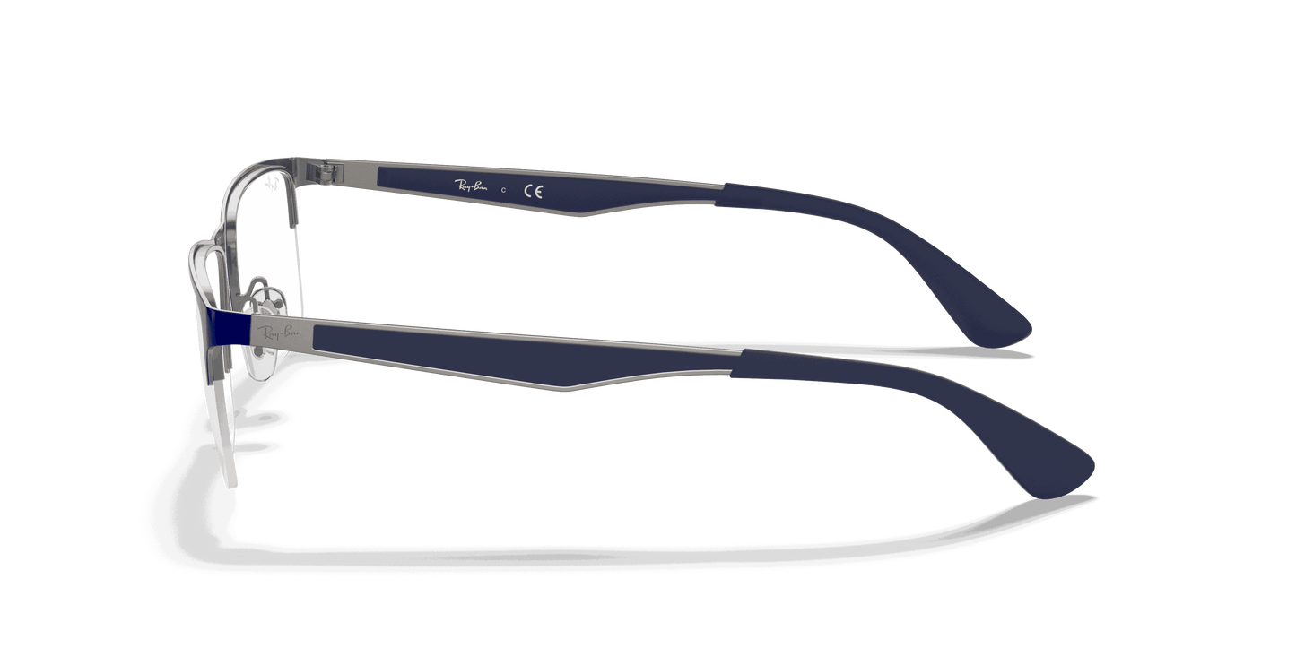 [Clear Lenses, Polished Blue On Gunmetal Frame]