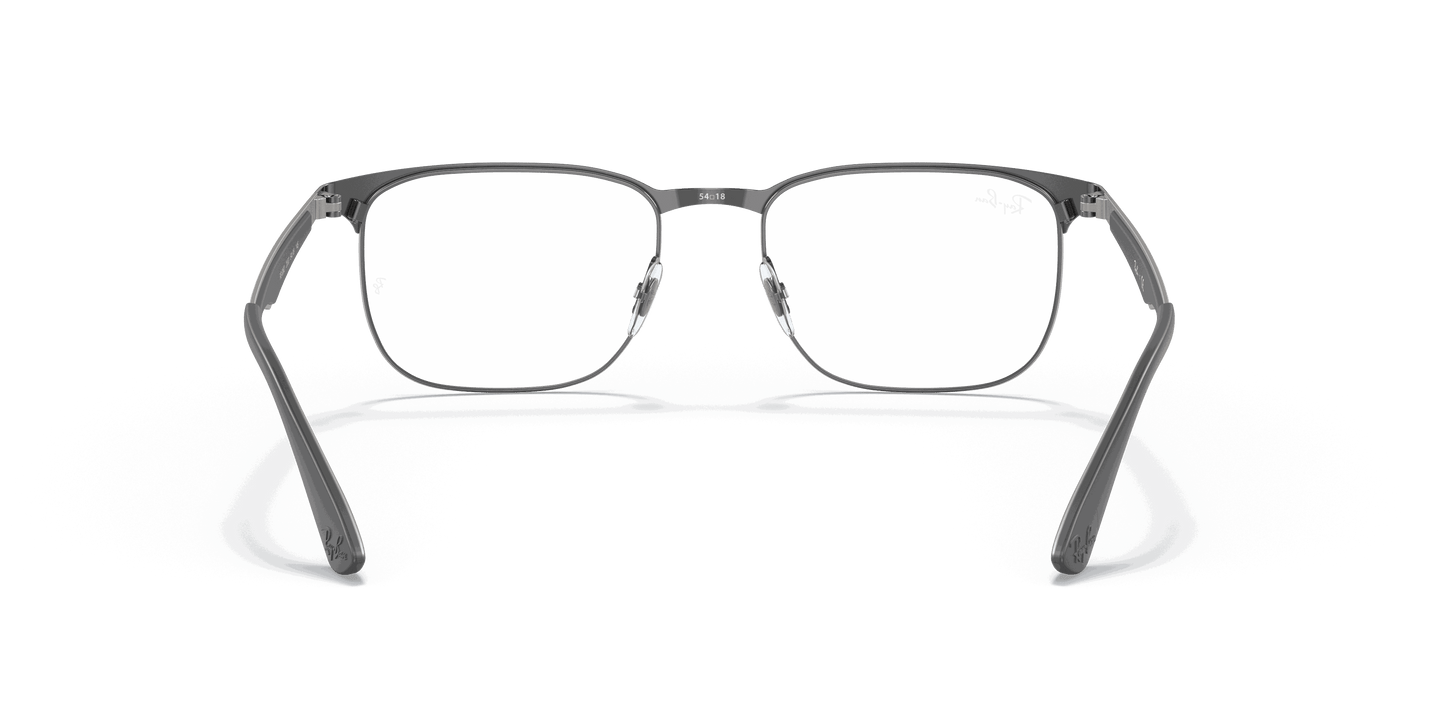 [Clear Lenses, Polished Gunmetal Frame]
