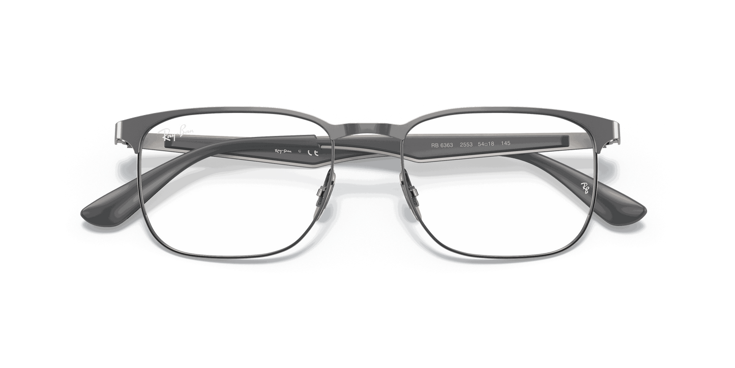 [Clear Lenses, Polished Gunmetal Frame]