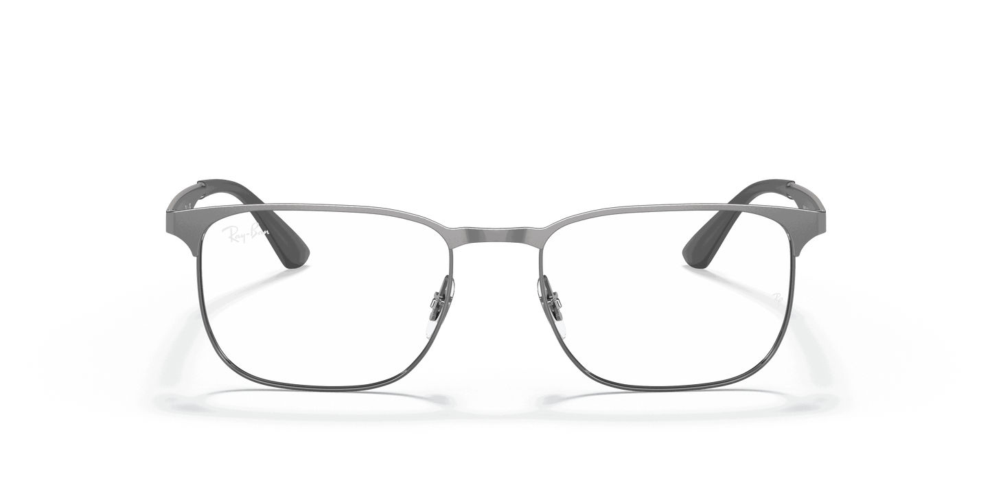 [Clear Lenses, Polished Gunmetal Frame]