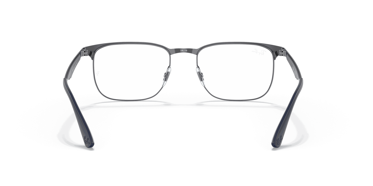 [Clear Lenses, Polished Blue On Gunmetal Frame]