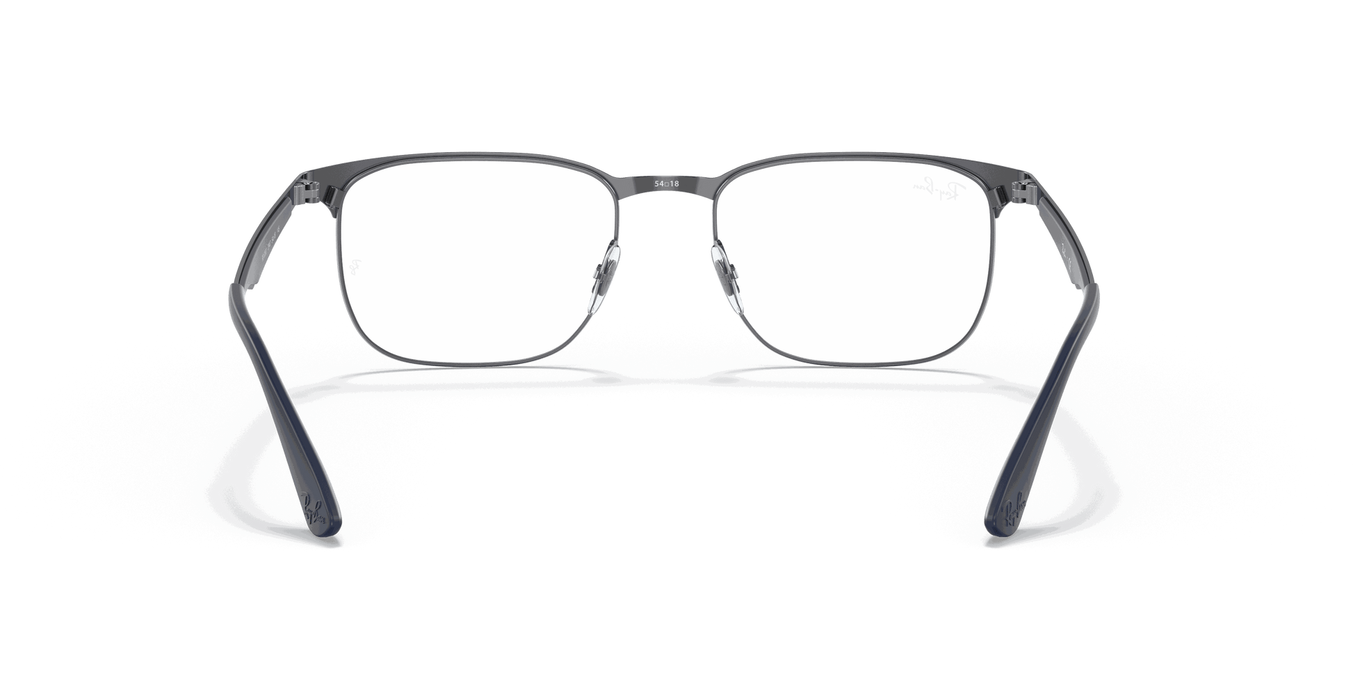 [Clear Lenses, Polished Blue On Gunmetal Frame]