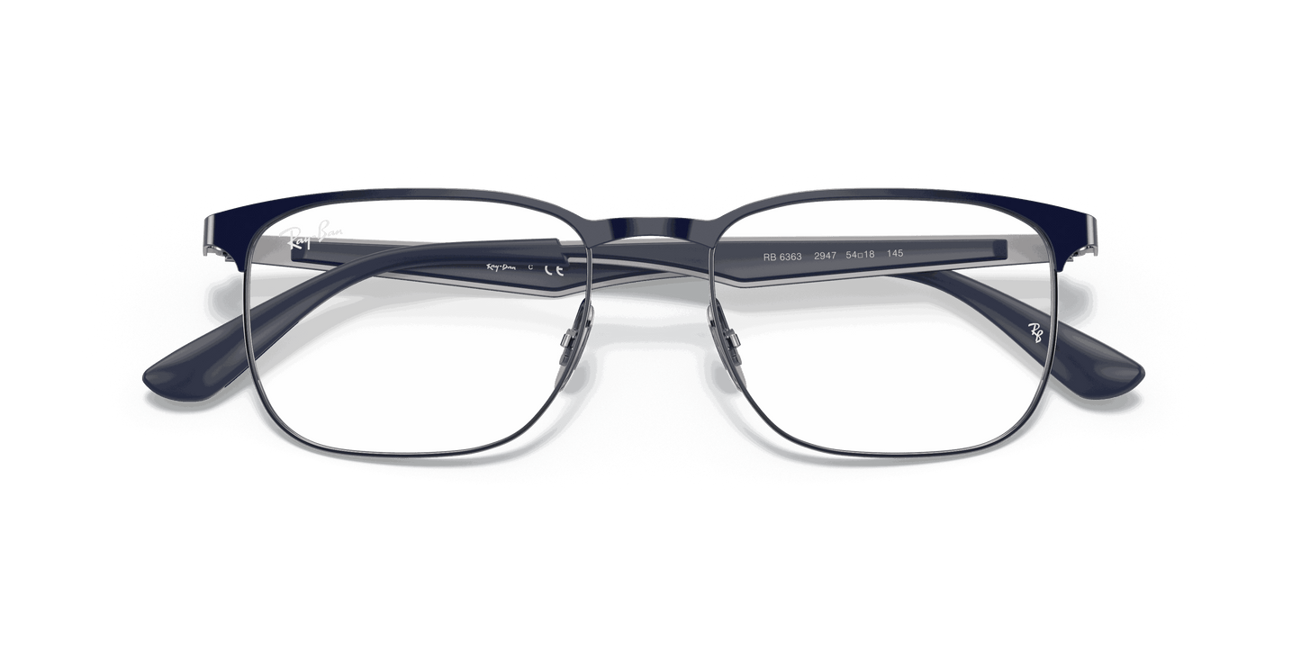 [Clear Lenses, Polished Blue On Gunmetal Frame]