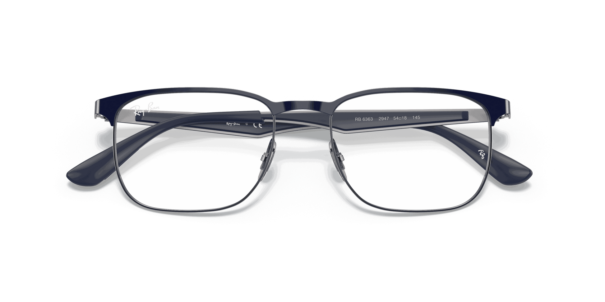 [Clear Lenses, Polished Blue On Gunmetal Frame]