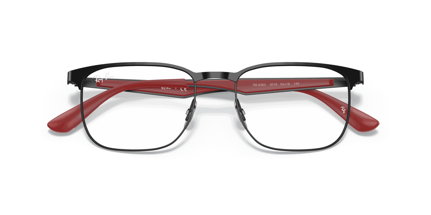 [Clear Lenses, Polished Black Frame]