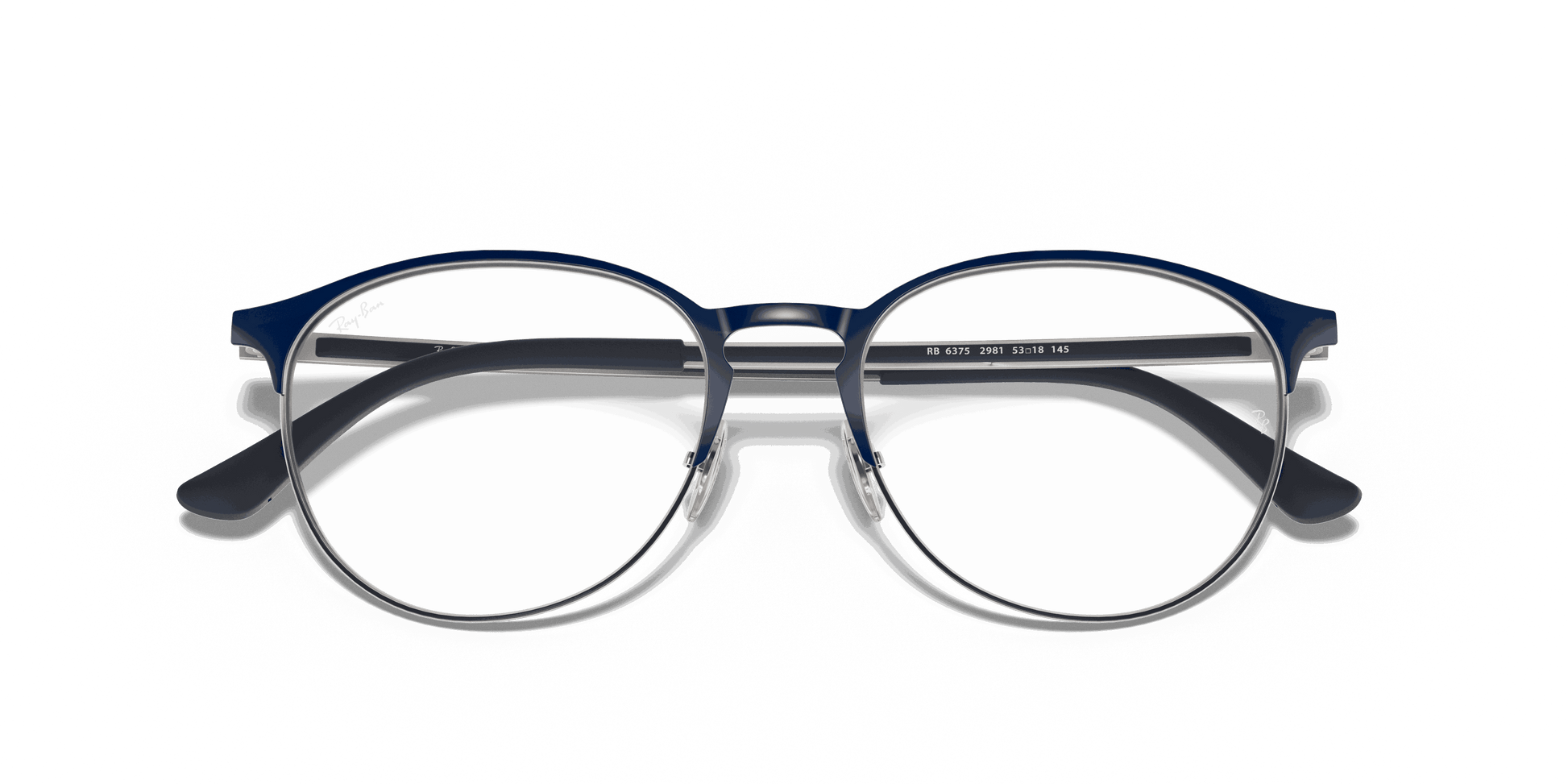 [Clear Lenses, Polished Blue On Gunmetal Frame]