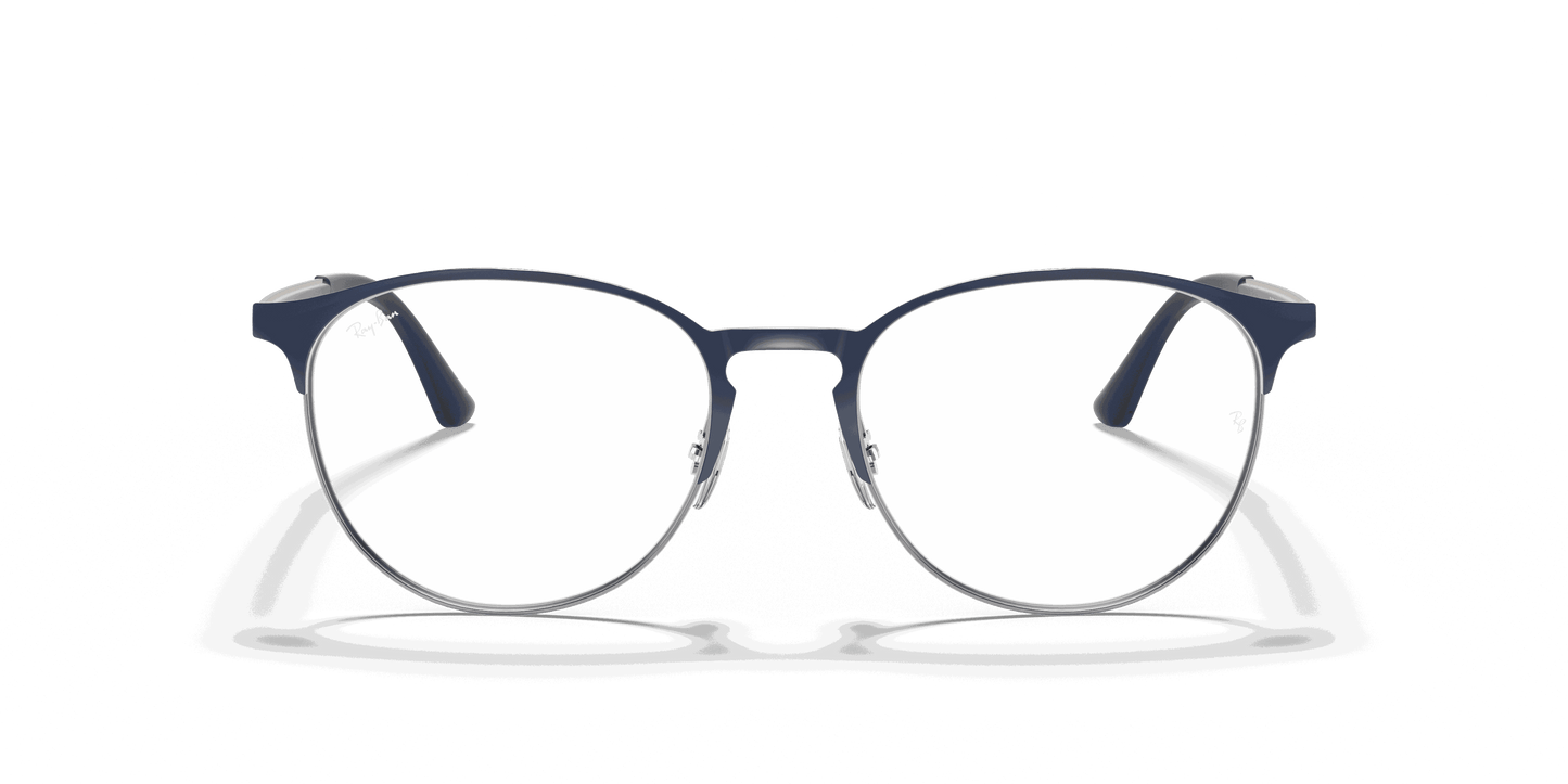 [Clear Lenses, Polished Blue On Gunmetal Frame]