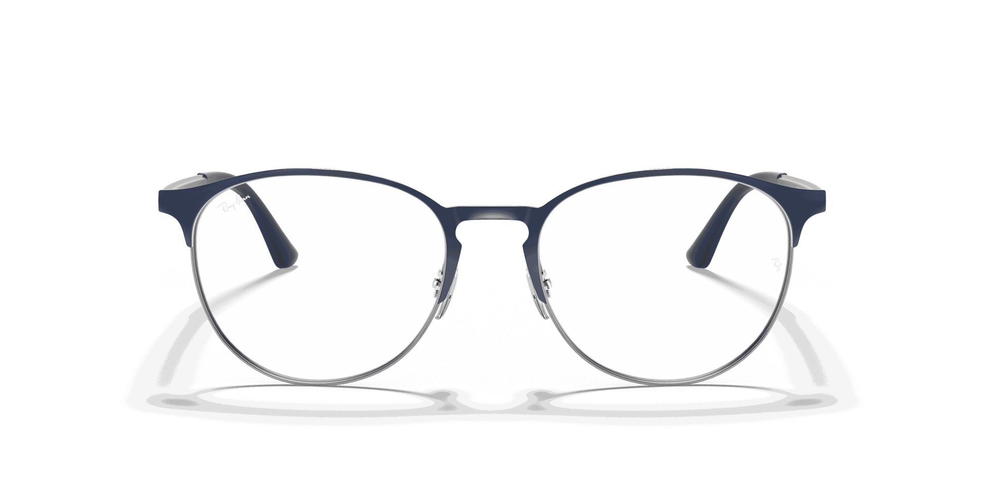 [Clear Lenses, Polished Blue On Gunmetal Frame]