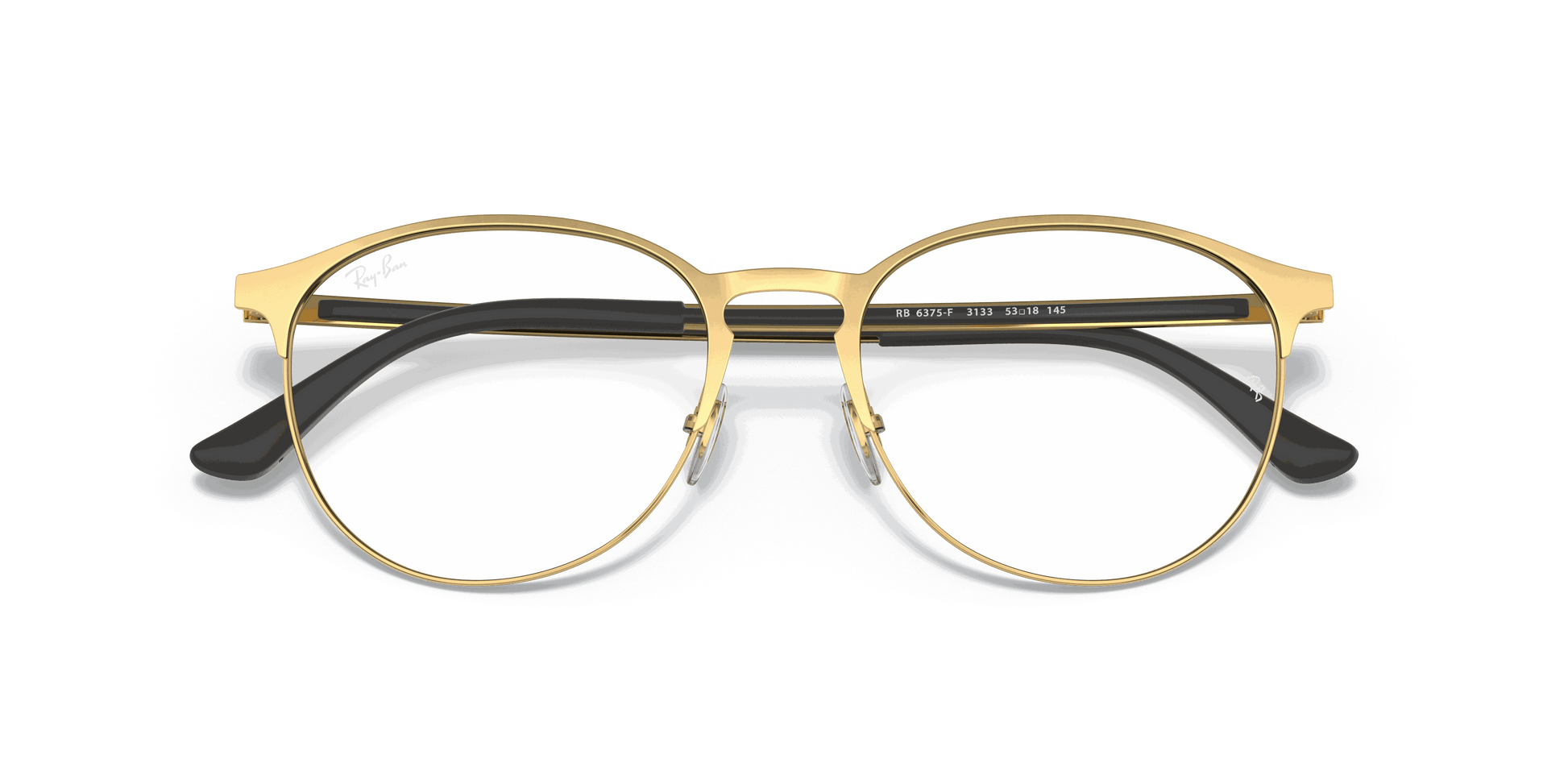 [Clear Lenses, Matte Gold Frame]