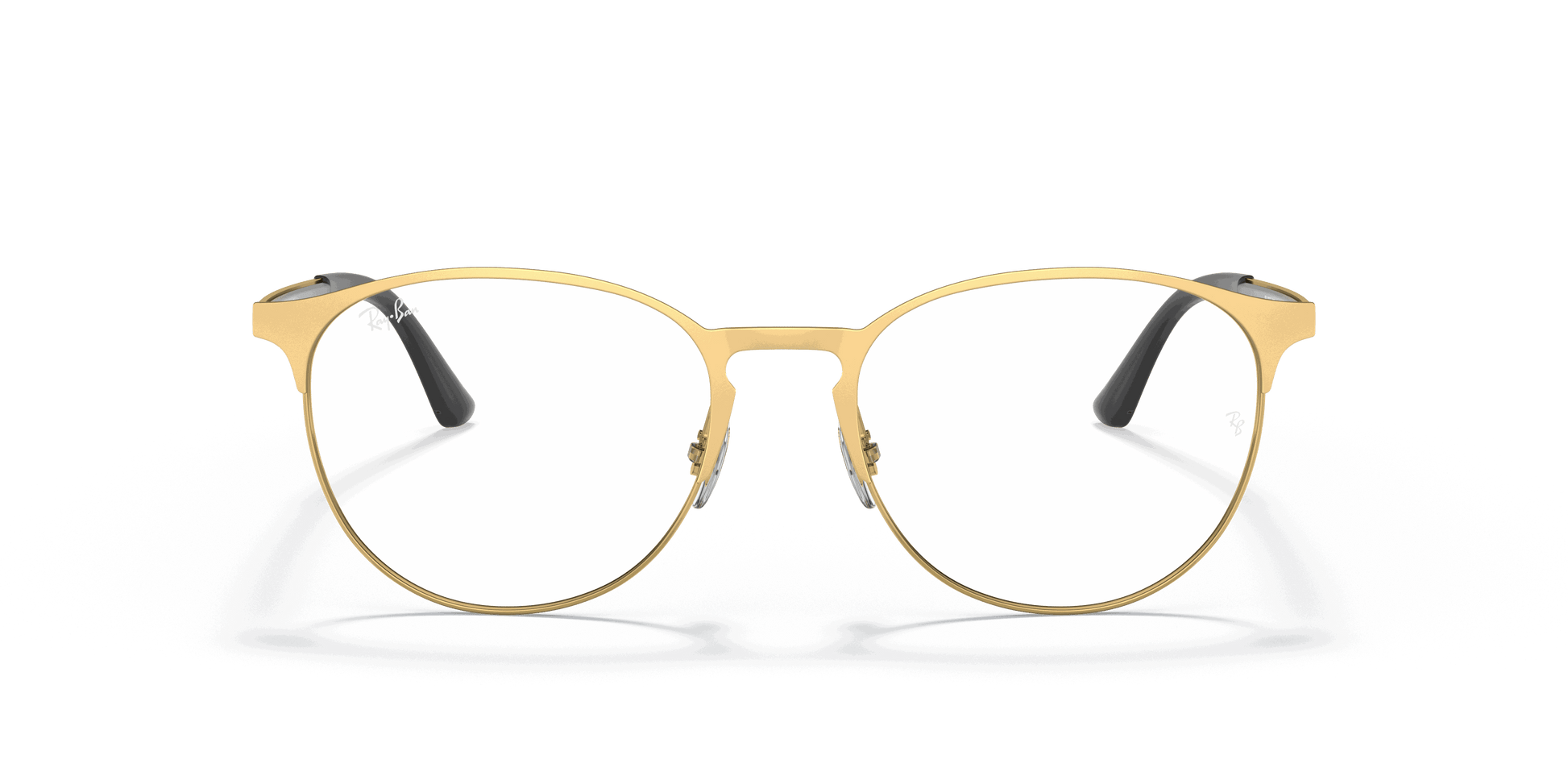 [Clear Lenses, Matte Gold Frame]
