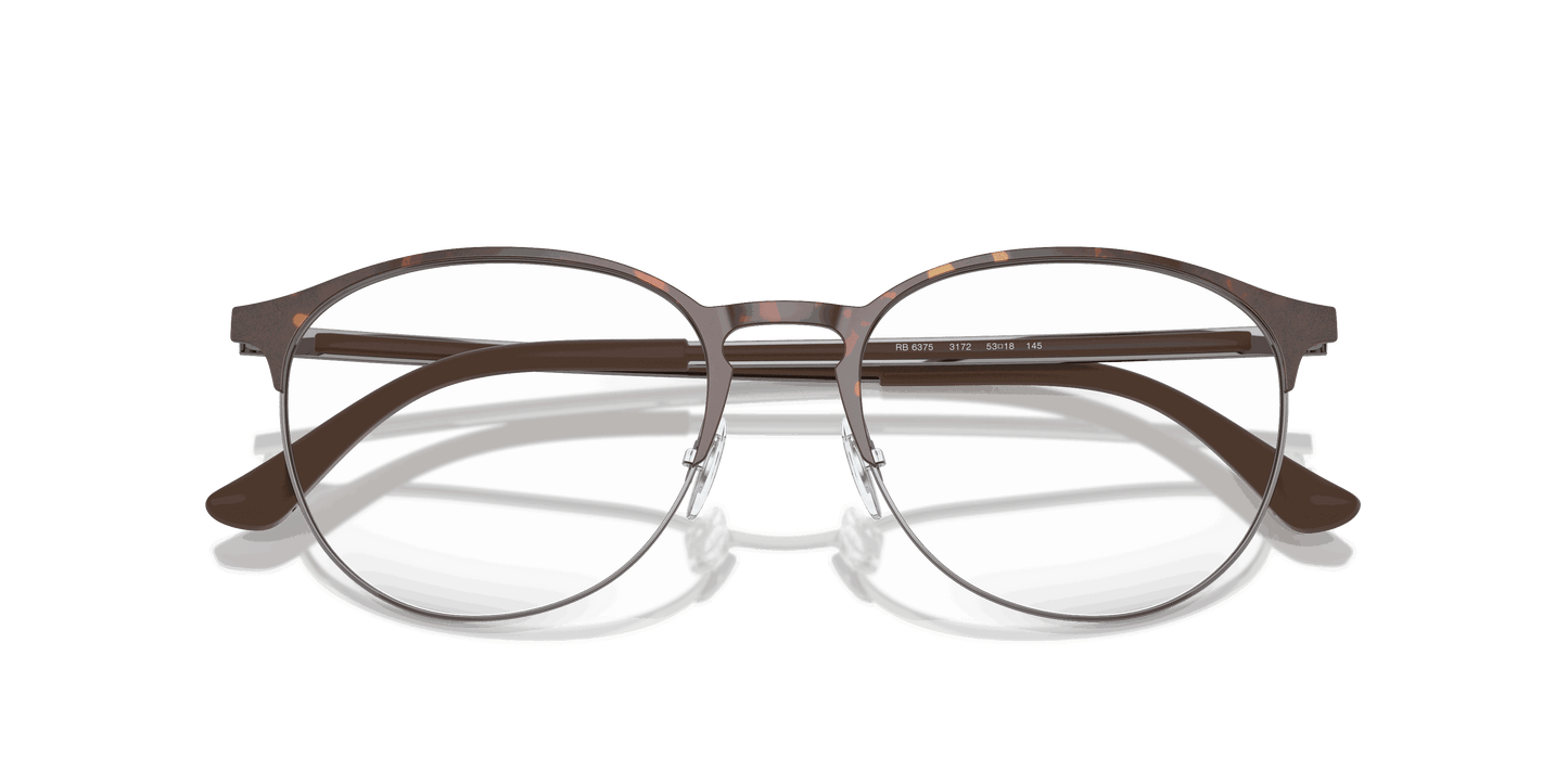 [Clear Lenses, Polished Havana On Gunmetal Frame]