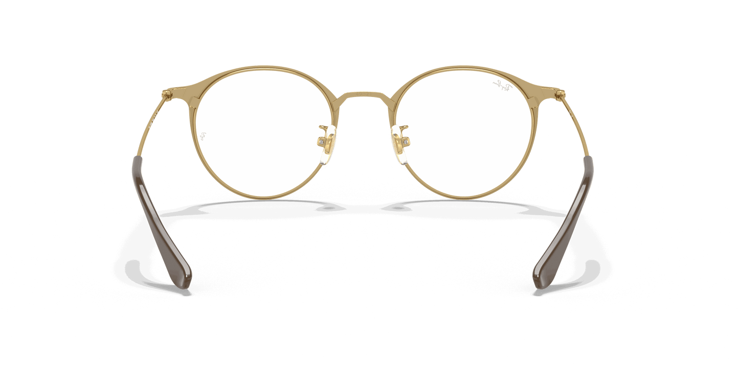 [Clear Lenses, Polished Brown On Gold Frame]