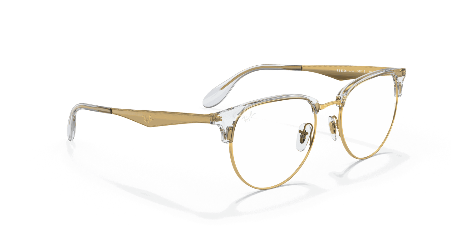 [Clear Lenses, Polished Arista Gold Frame]