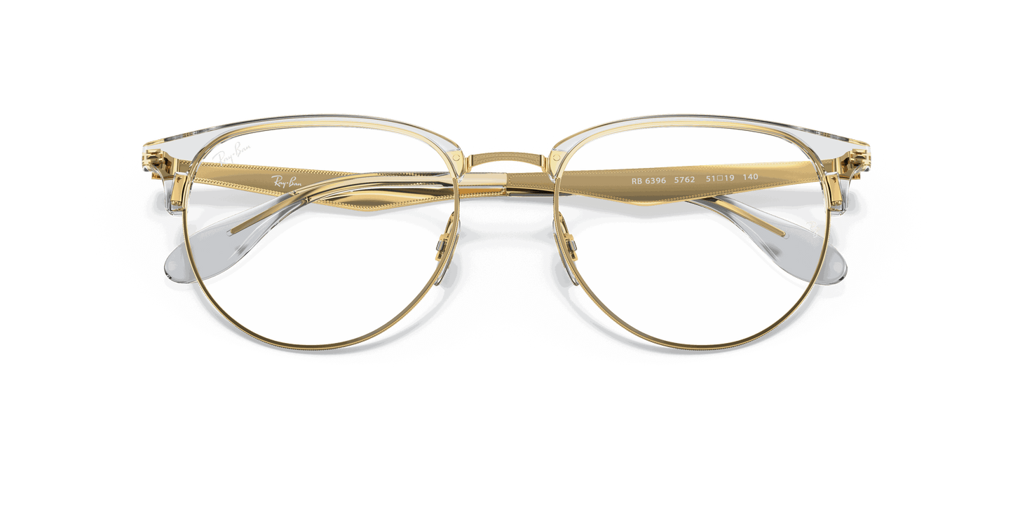 [Clear Lenses, Polished Arista Gold Frame]