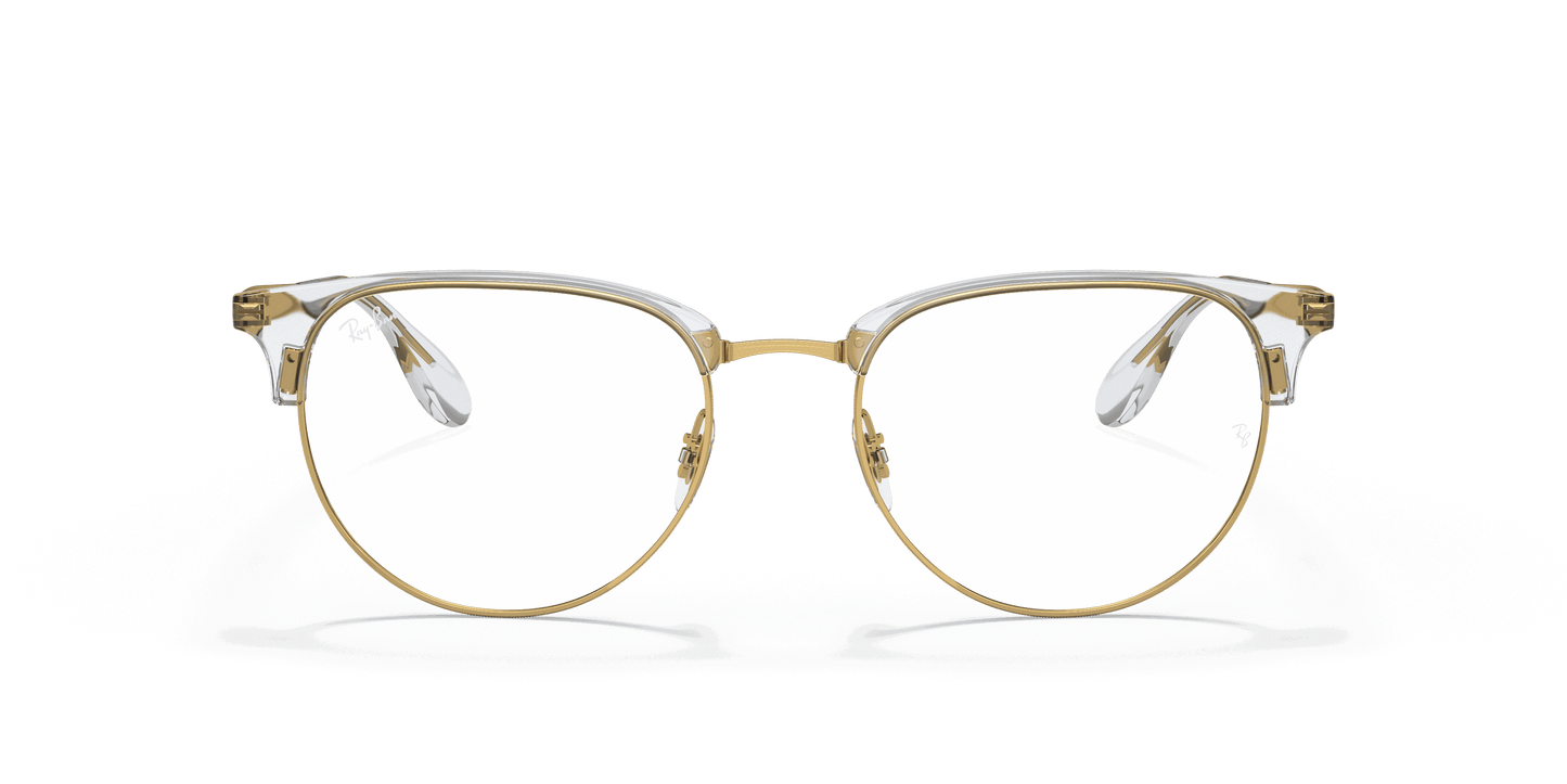 [Clear Lenses, Polished Arista Gold Frame]