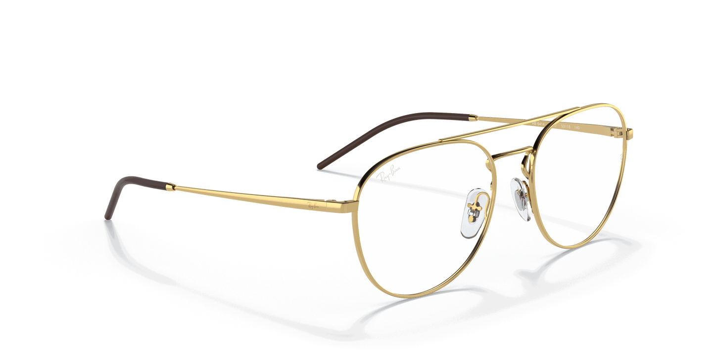 [Clear Lenses, Polished Arista Gold Frame]