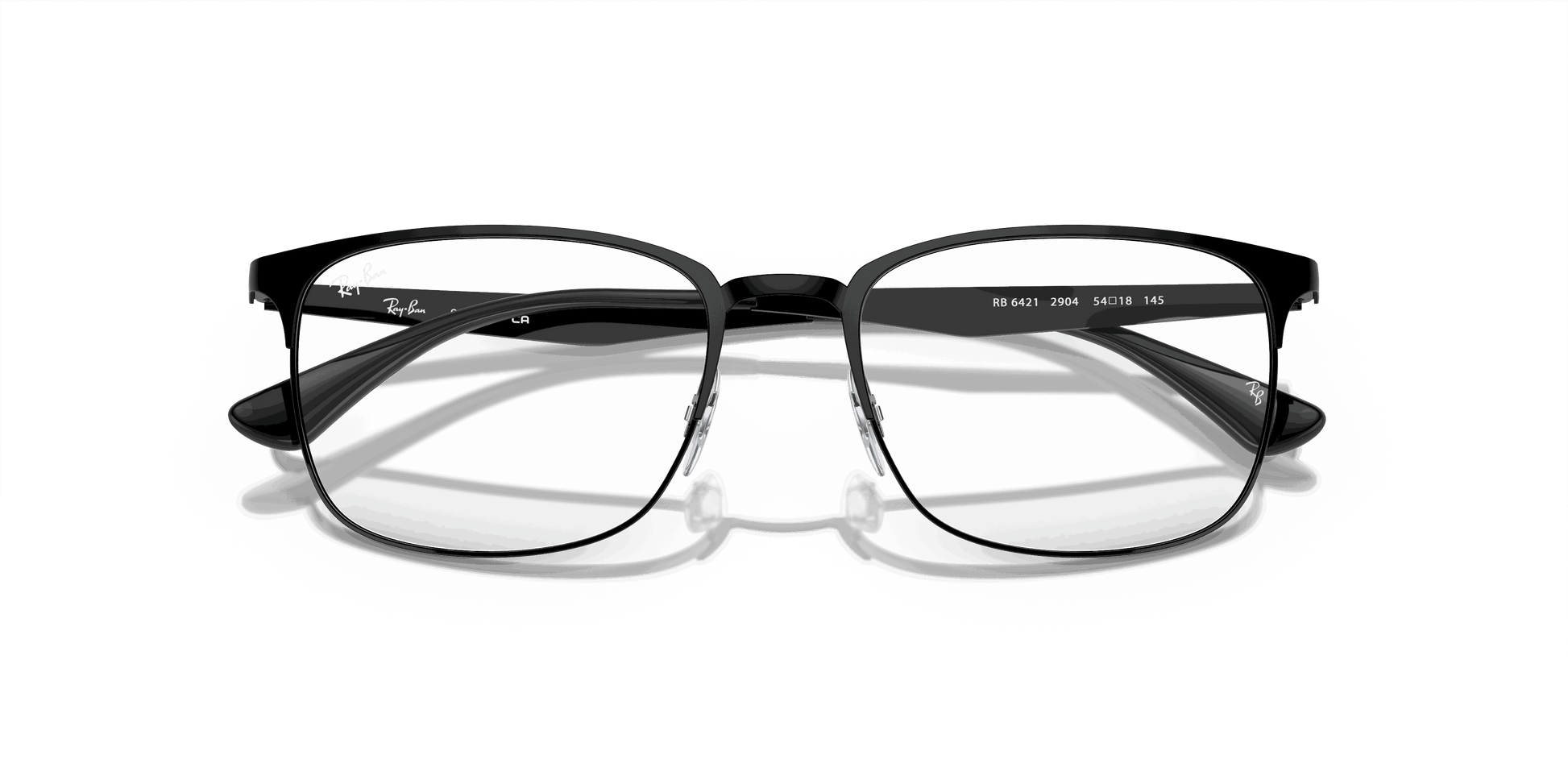 [Demo Lens Lenses, Polished Black Frame]