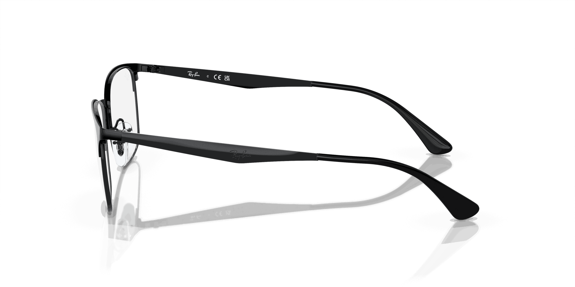[Demo Lens Lenses, Polished Black Frame]
