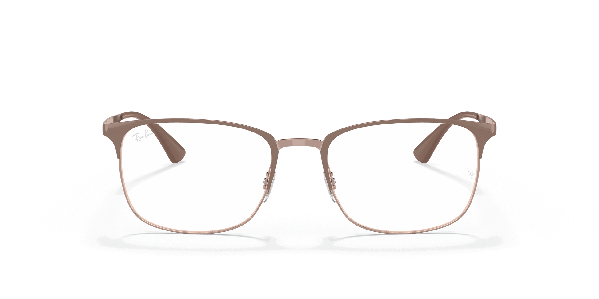 [Clear Lenses, Polished Beige On Copper Frame]