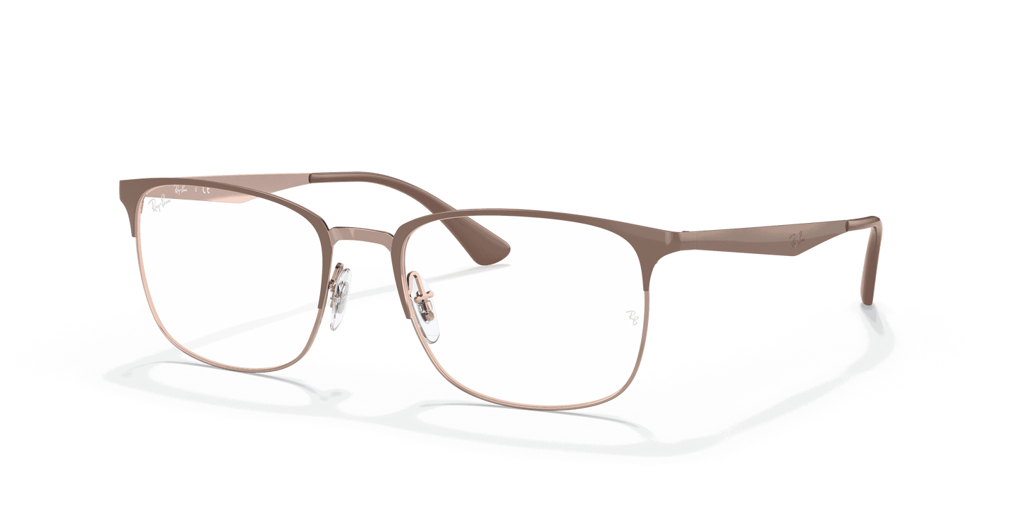 [Clear Lenses, Polished Beige On Copper Frame]