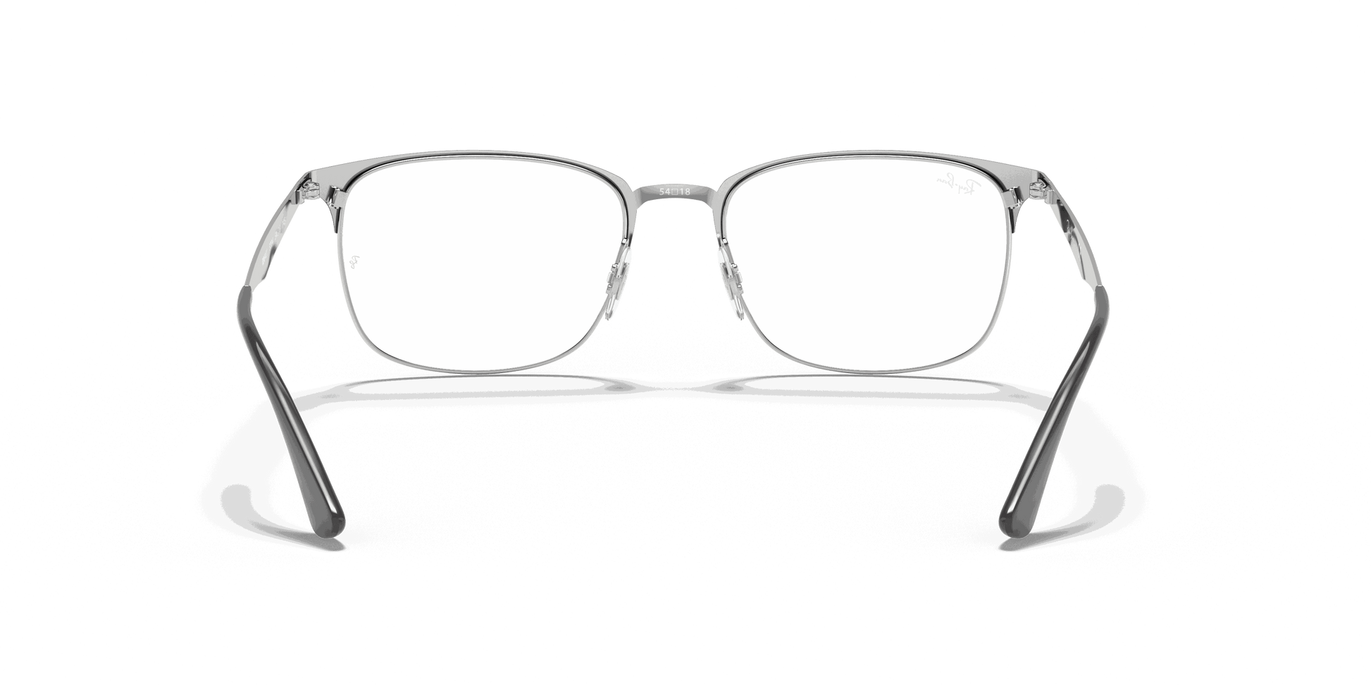 [Clear Lenses, Polished Grey On Silver Frame]