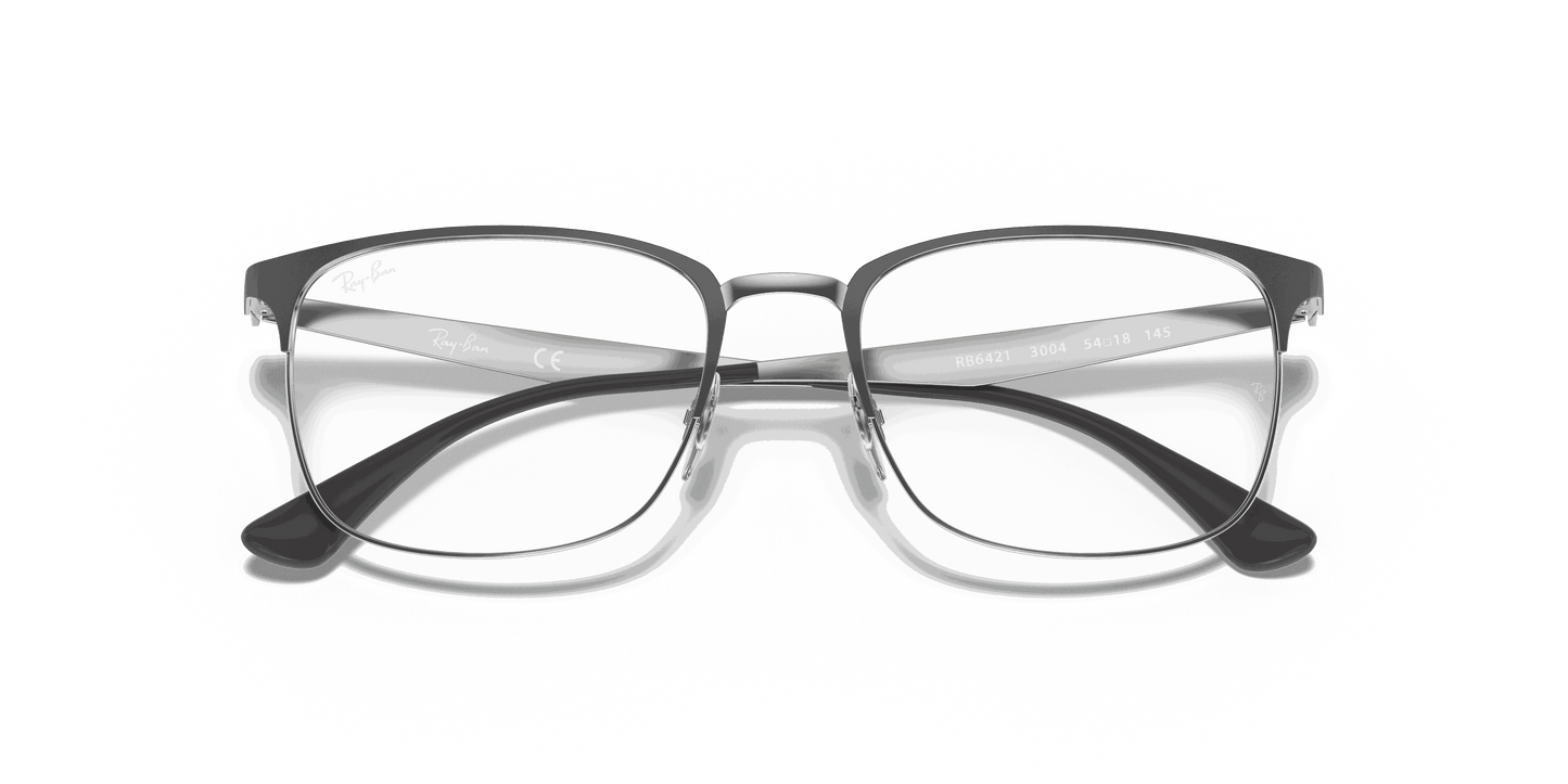 [Clear Lenses, Polished Grey On Silver Frame]