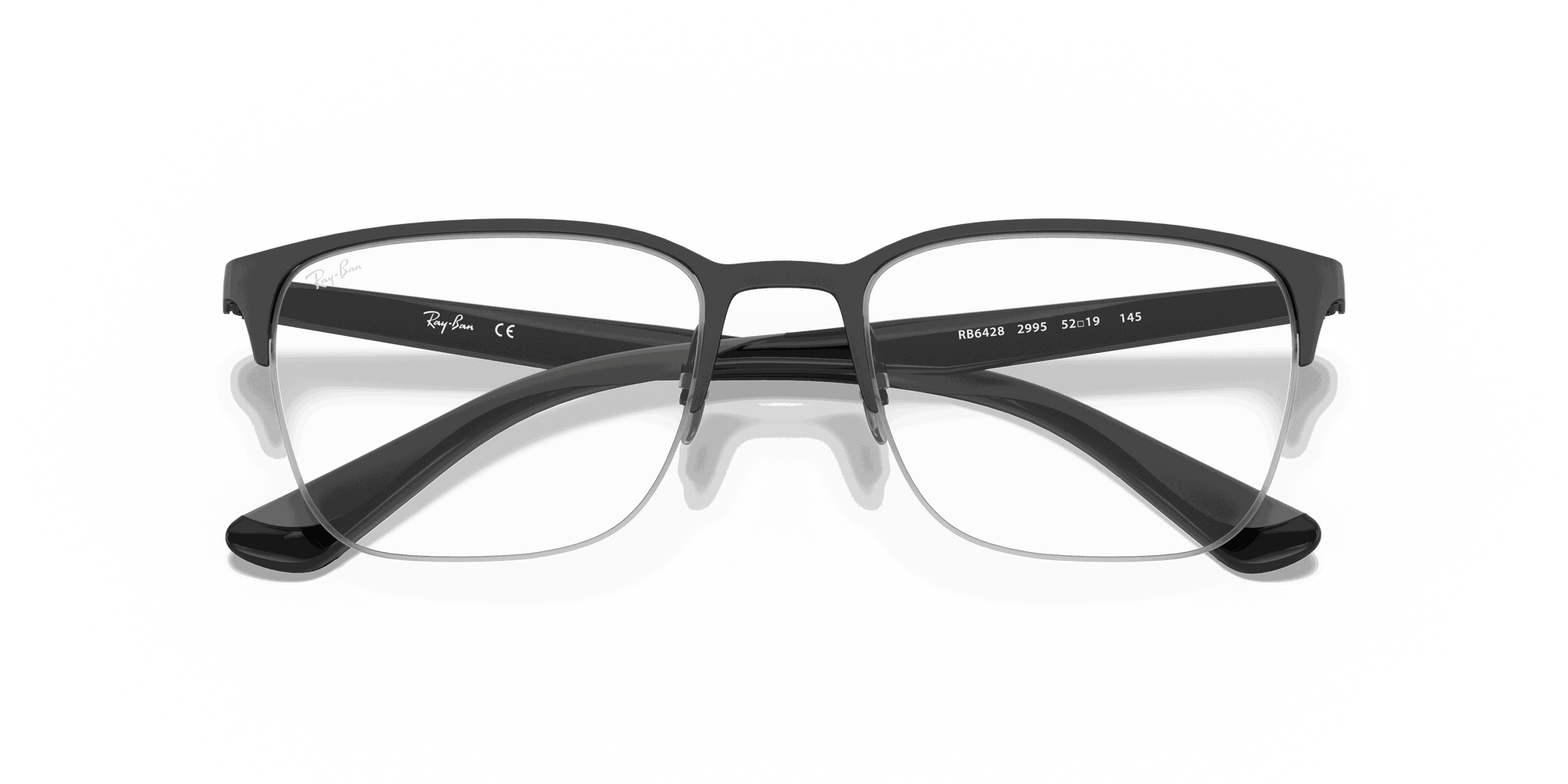 [Clear Lenses, Matte Black Frame]