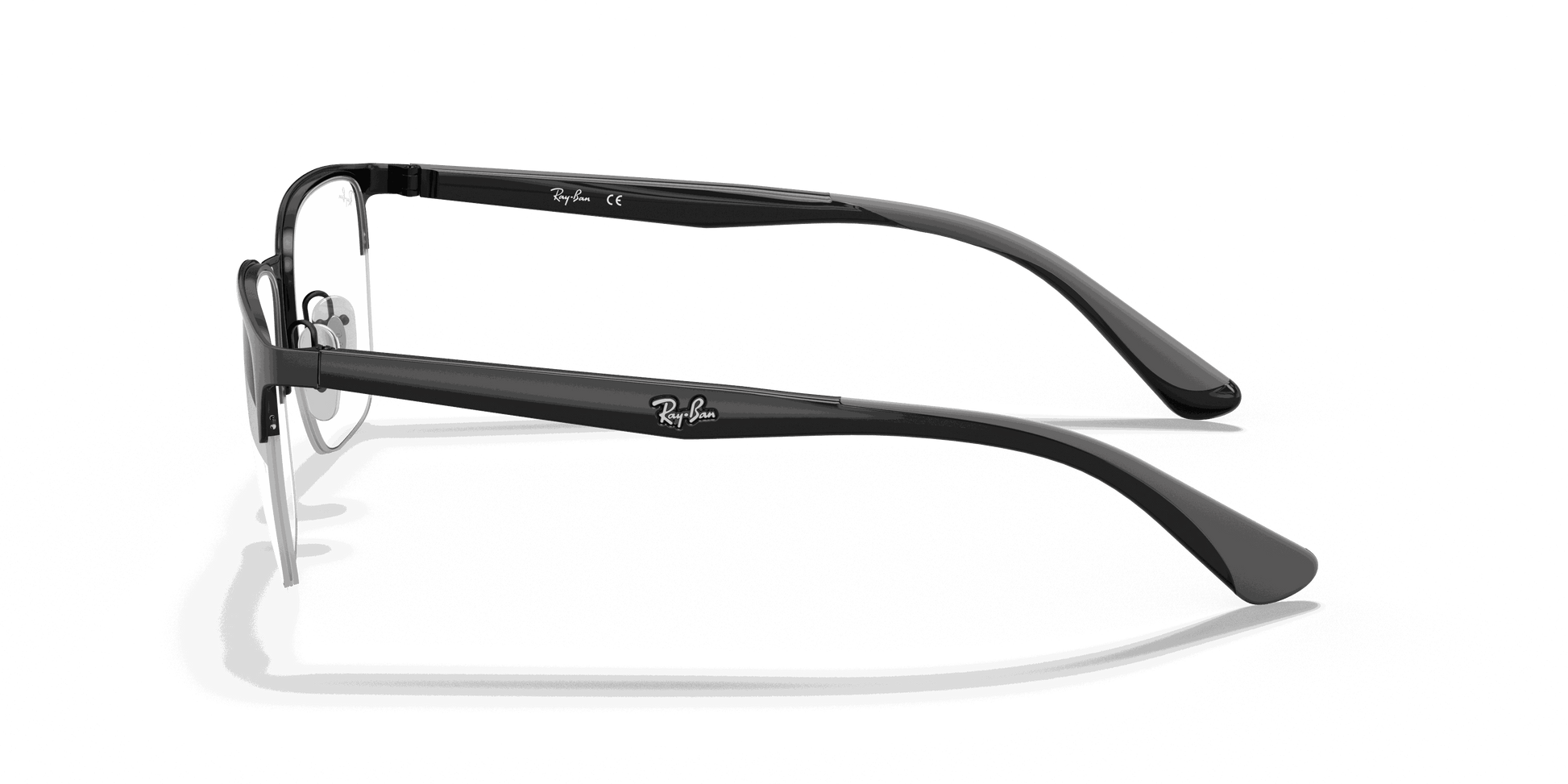 [Clear Lenses, Matte Black Frame]